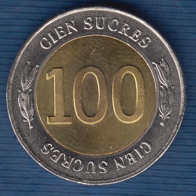 100 Sucres 1997 - Ecuador