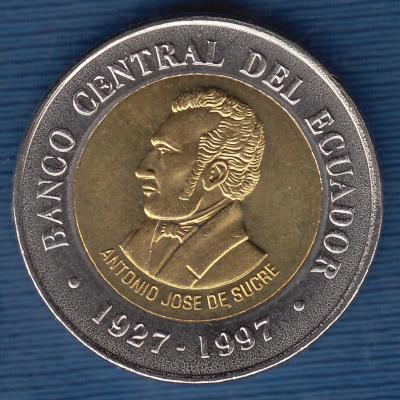100 Sucres 1997 - Ecuador