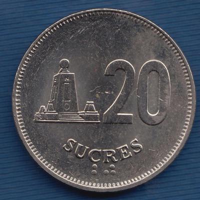 20 Sucres 1991 - Ecuador