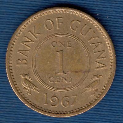 1 Cent 1967 - Guyana