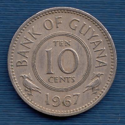 10 Cents 1967 - Guyana