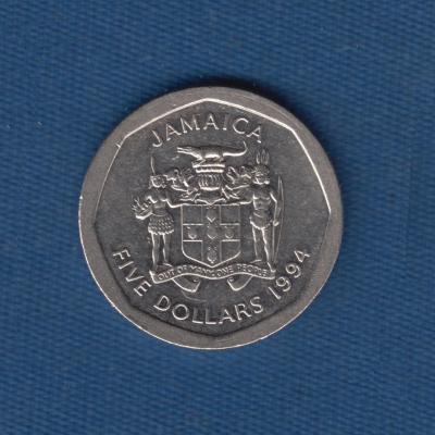 5 Dollars 1994 - Jamaica